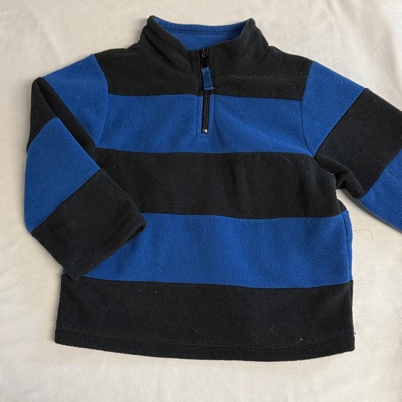 Place - LIKE NEW - Blue and Black Athletic fleece Pullover - Picture 1 of 3